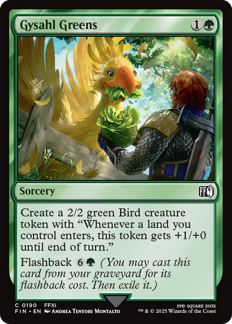 Gysahl Greens [FINAL FANTASY] | Gam3 Escape