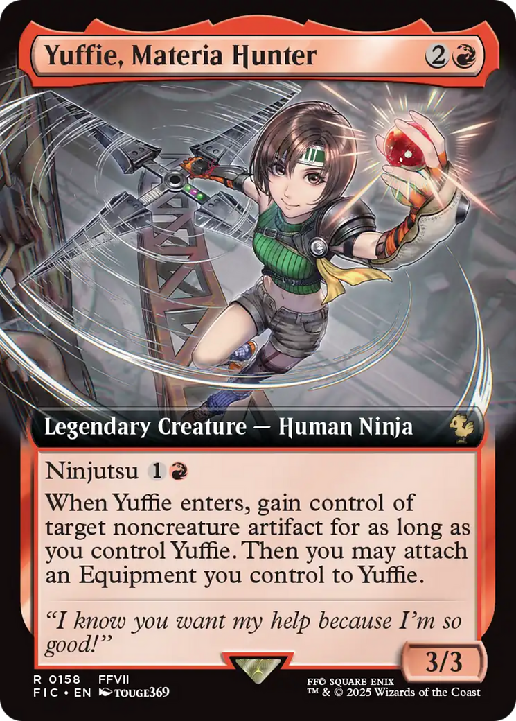 Yuffie, Materia Hunter (Extended Art) [FINAL FANTASY Commander] | Gam3 Escape