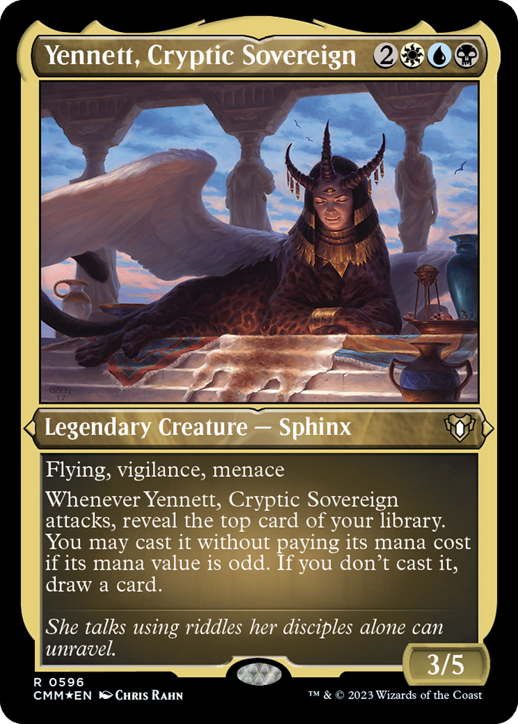 Yennett, Cryptic Sovereign (Foil Etched) [Commander Masters] | Gam3 Escape