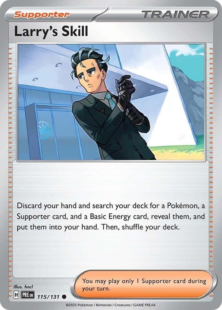 Larry's Skill (115/131) [Scarlet & Violet: Prismatic Evolutions] | Gam3 Escape