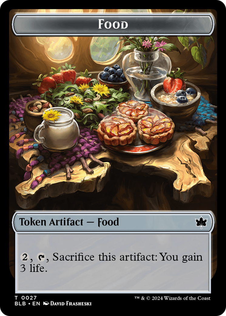 Squirrel // Food Double-Sided Token [Bloomburrow Tokens] | Gam3 Escape