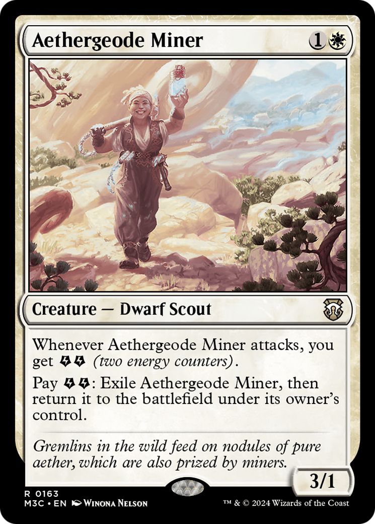 Aethergeode Miner [Modern Horizons 3 Commander] | Gam3 Escape