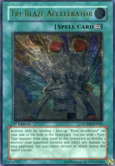 Tri-Blaze Accelerator [FOTB-EN041] Ultimate Rare | Gam3 Escape