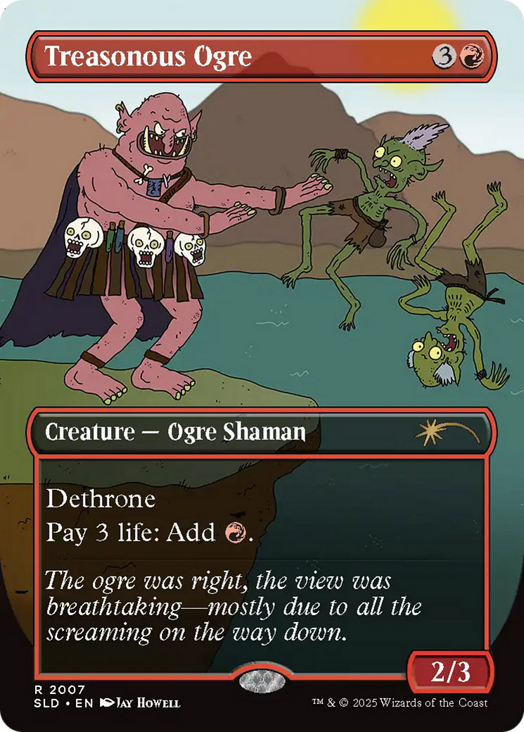 Treasonous Ogre (Rainbow Foil) [Secret Lair Drop Series] | Gam3 Escape