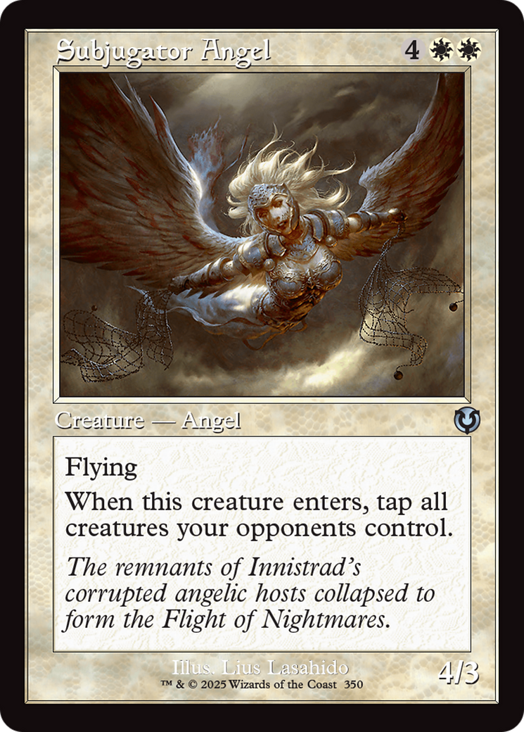 Subjugator Angel (Retro Frame) [Innistrad Remastered] | Gam3 Escape