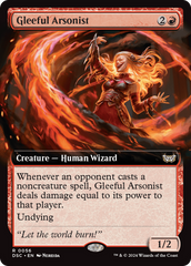 Gleeful Arsonist (Extended Art) [Duskmourn: House of Horror Commander] | Gam3 Escape