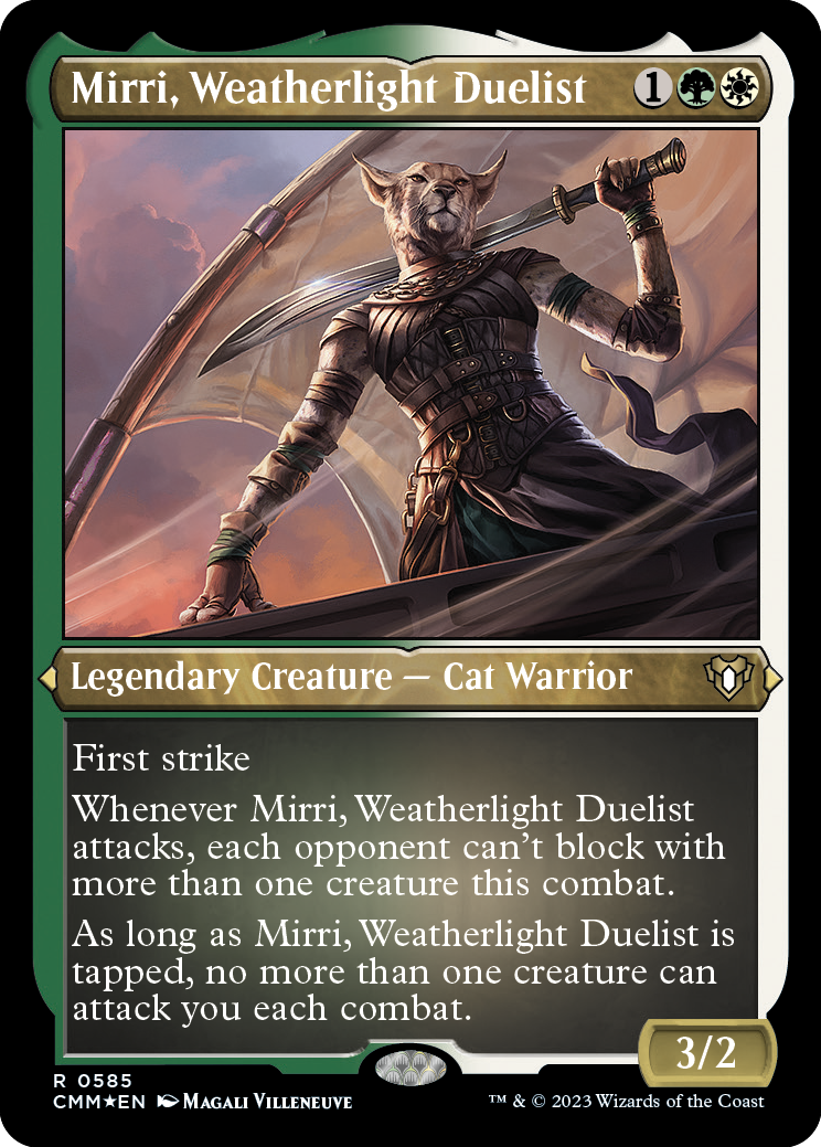 Mirri, Weatherlight Duelist (Foil Etched) [Commander Masters] | Gam3 Escape
