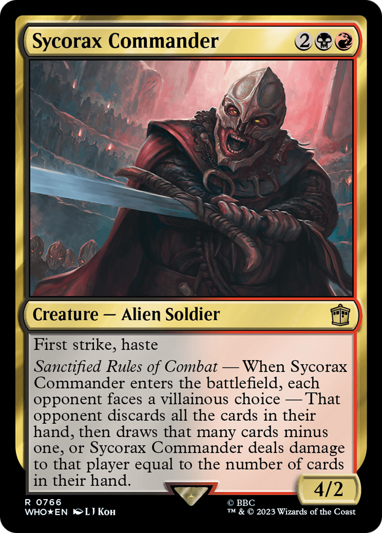 Sycorax Commander (Surge Foil) [Doctor Who] | Gam3 Escape