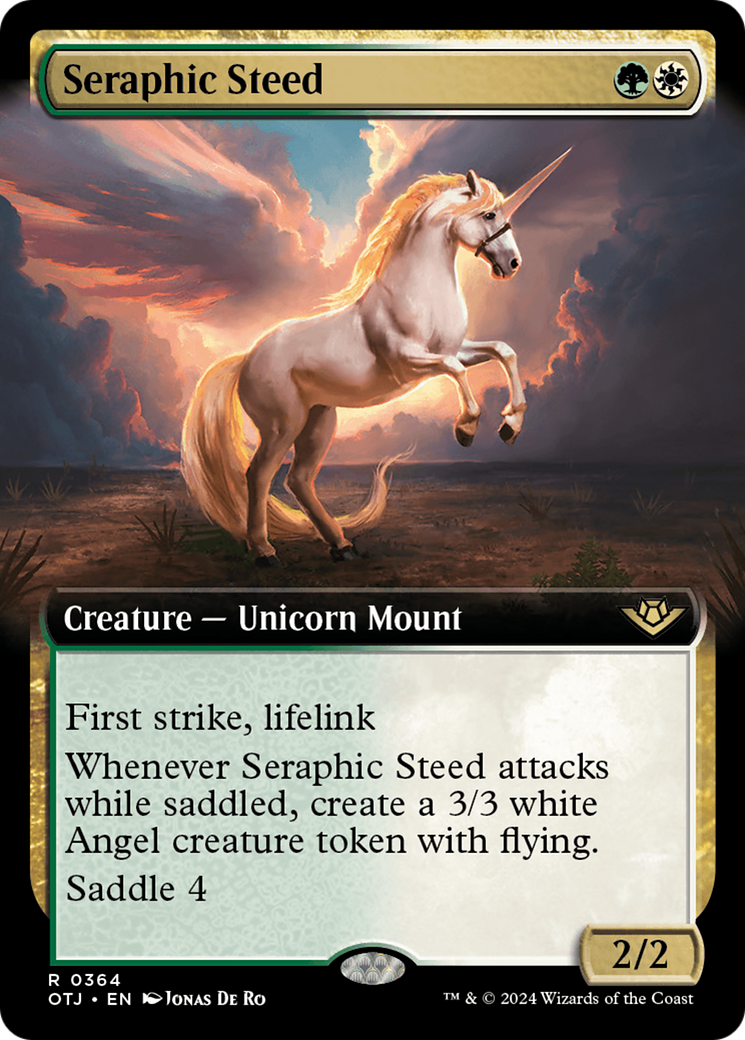 Seraphic Steed (Extended Art) [Outlaws of Thunder Junction] | Gam3 Escape