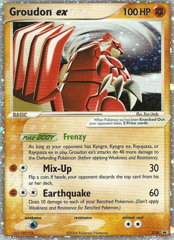 Groudon ex (038) [Nintendo: Black Star Promos] | Gam3 Escape