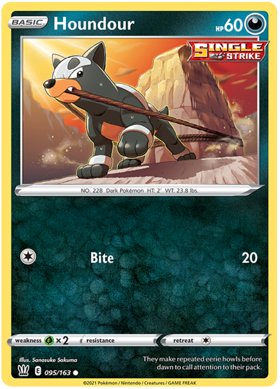 Houndour (095/163) [Sword & Shield: Battle Styles] | Gam3 Escape