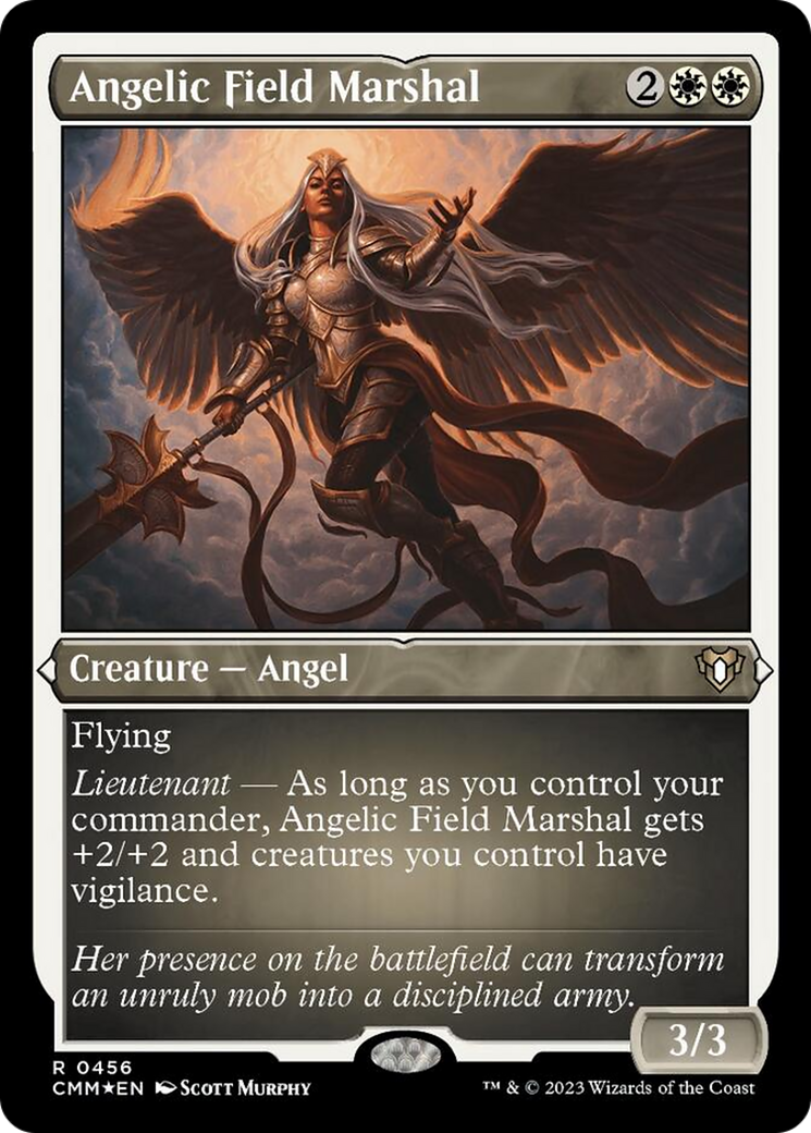 Angelic Field Marshal (Foil Etched) [Commander Masters] | Gam3 Escape