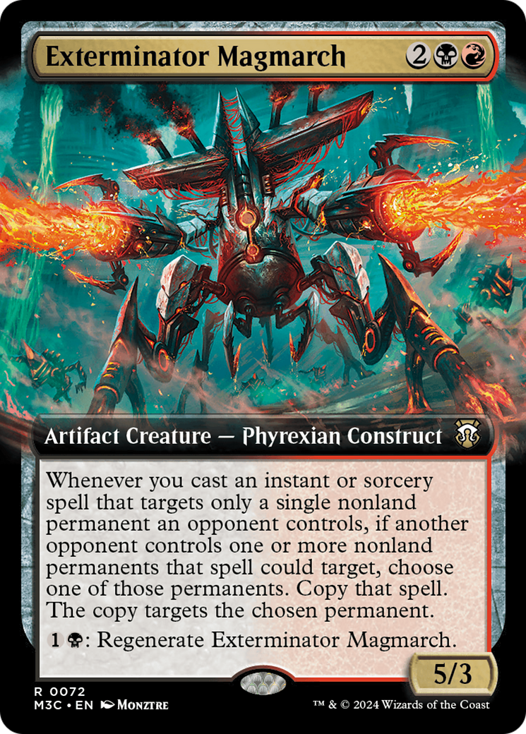 Exterminator Magmarch (Extended Art) (Ripple Foil) [Modern Horizons 3 Commander] | Gam3 Escape