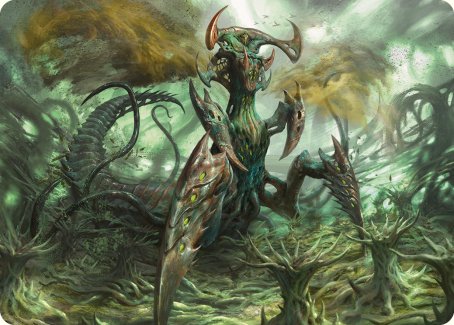 Zopandrel, Hunger Dominus Art Card [Phyrexia: All Will Be One Art Series] | Gam3 Escape