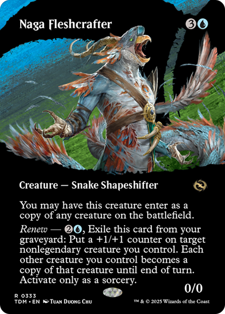 Naga Fleshcrafter (Borderless) [Tarkir: Dragonstorm] | Gam3 Escape