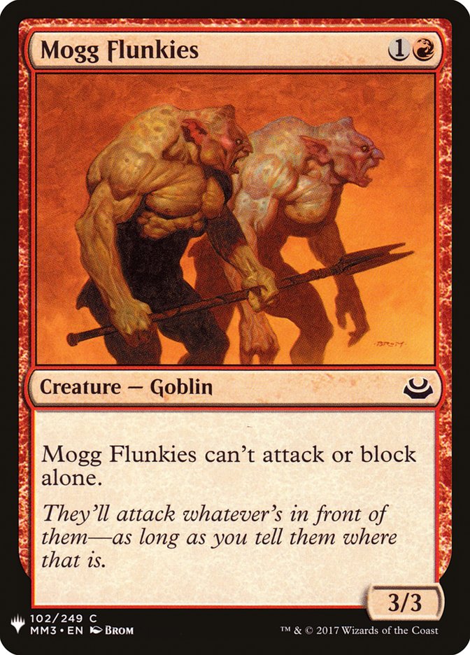 Mogg Flunkies [Mystery Booster] | Gam3 Escape