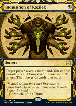 Inquisition of Kozilek (Foil Etched) [Strixhaven: Mystical Archive] | Gam3 Escape