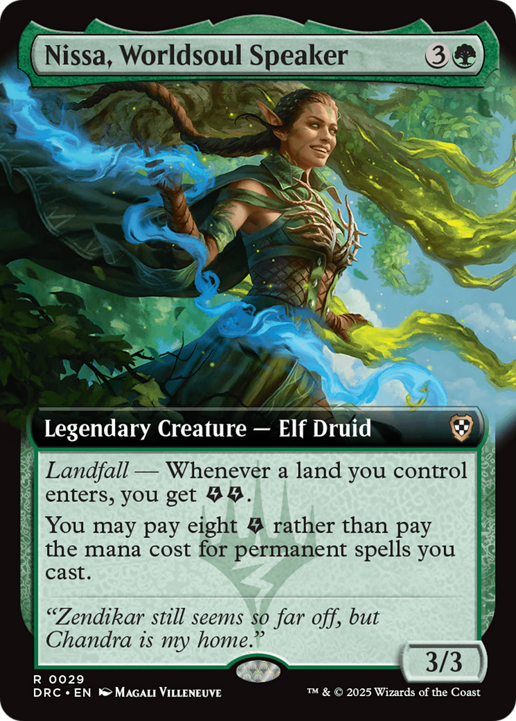 Nissa, Worldsoul Speaker (Extended Art) [Aetherdrift Commander] | Gam3 Escape