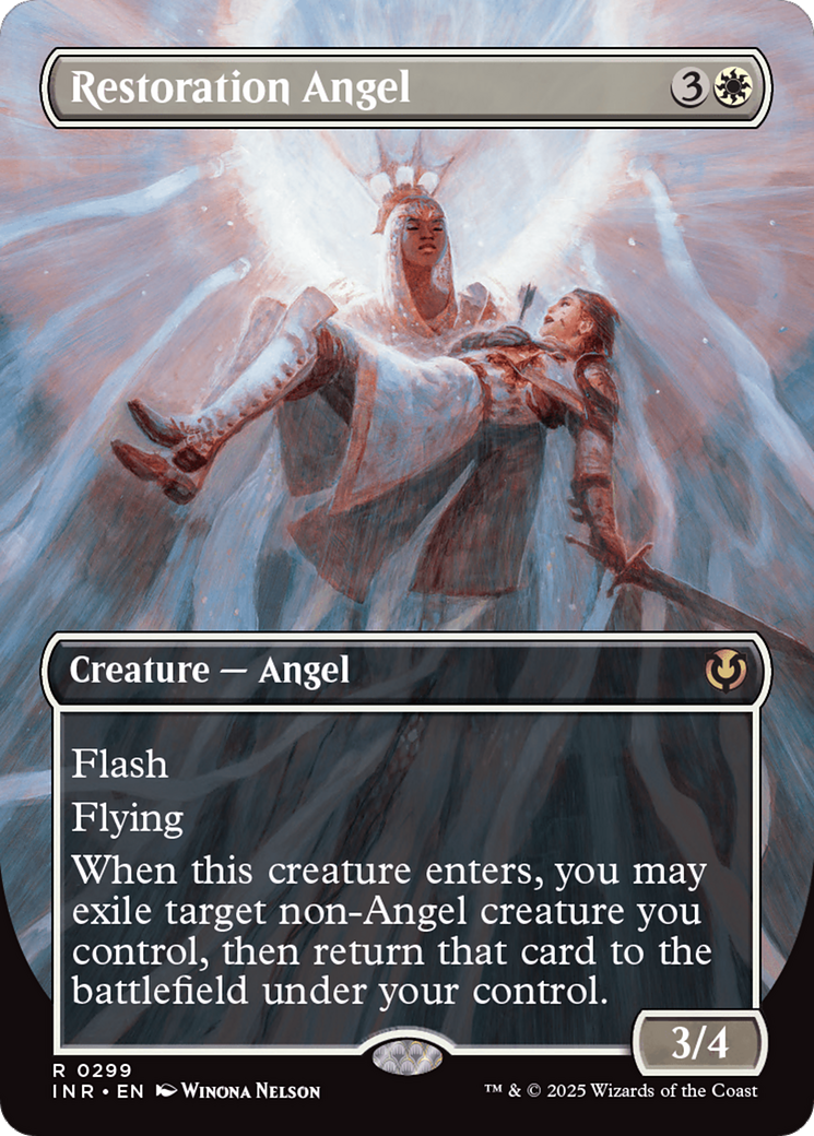 Restoration Angel (Borderless) [Innistrad Remastered] | Gam3 Escape