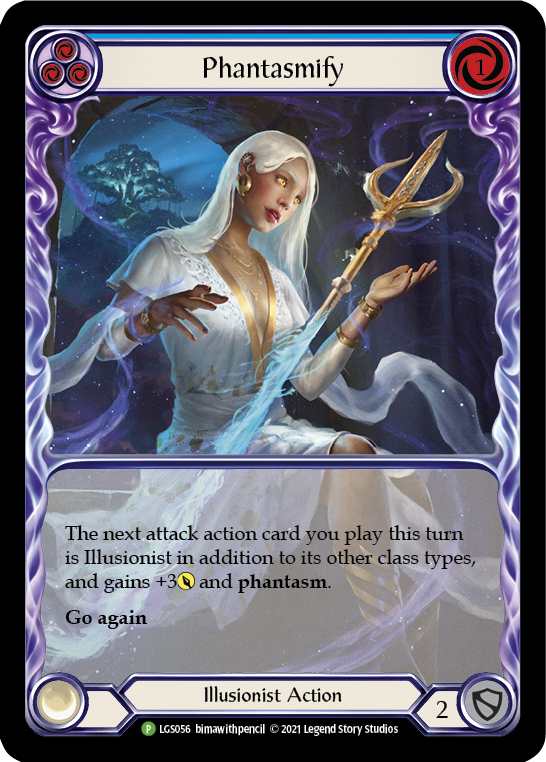 Phantasmify (Blue) [LGS056] (Promo)  Rainbow Foil | Gam3 Escape