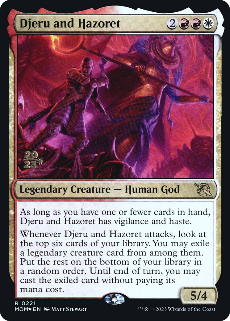 Djeru and Hazoret [March of the Machine Prerelease Promos] | Gam3 Escape