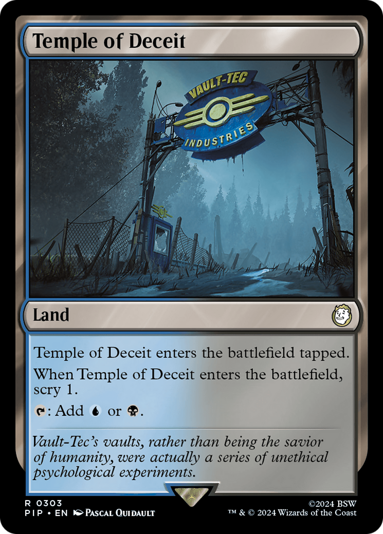 Temple of Deceit [Fallout] | Gam3 Escape