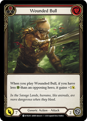 Wounded Bull (Red) [U-WTR200] (Welcome to Rathe Unlimited)  Unlimited Rainbow Foil | Gam3 Escape