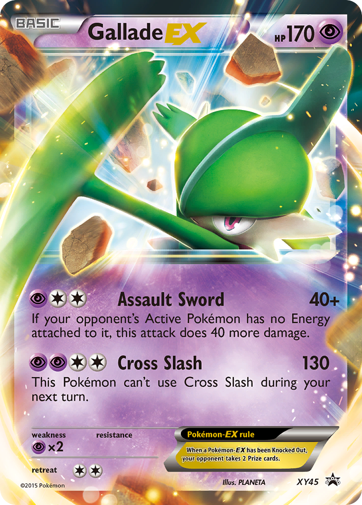 Gallade EX (XY45) [XY: Black Star Promos] | Gam3 Escape