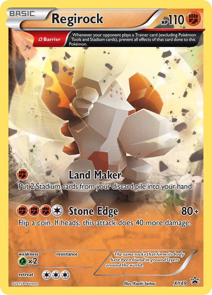 Regirock (XY49) [XY: Black Star Promos] | Gam3 Escape