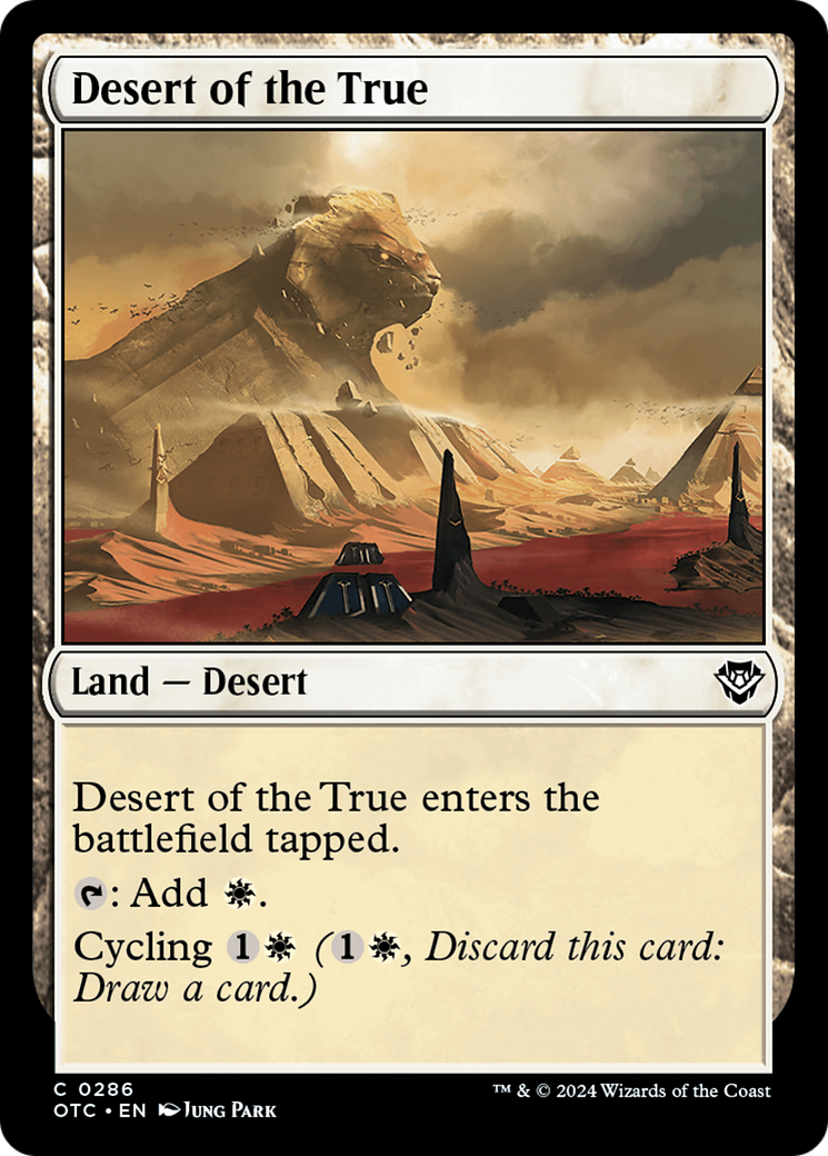 Desert of the True [Outlaws of Thunder Junction Commander] | Gam3 Escape