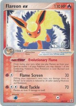Flareon ex (108/113) (Eeveelutions - Jimmy Ballard) [World Championships 2006] | Gam3 Escape
