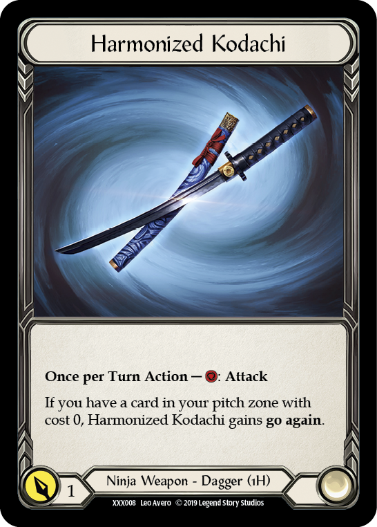 Dawnblade // Harmonized Kodachi [XXX007 // XXX008] (Promo) | Gam3 Escape