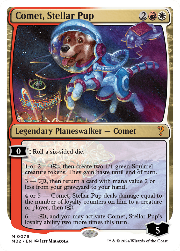 Comet, Stellar Pup [Mystery Booster 2] | Gam3 Escape