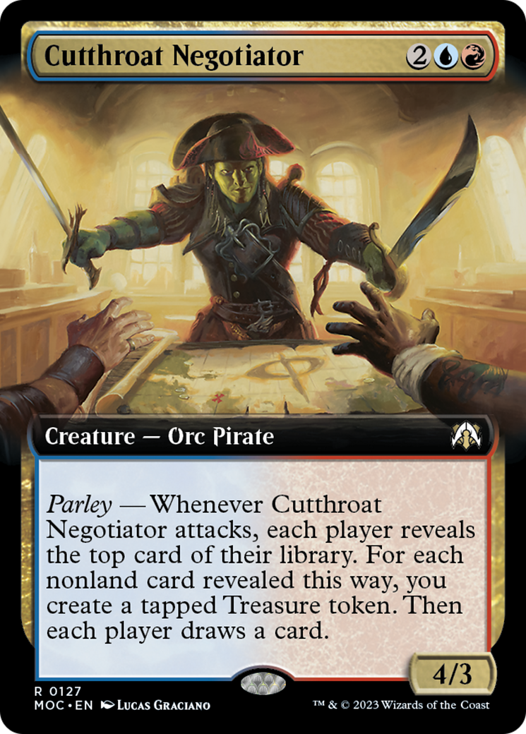 Cutthroat Negotiator (Extended Art) [March of the Machine Commander] | Gam3 Escape