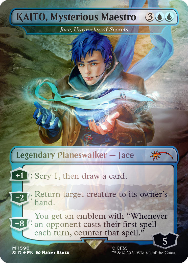 KAITO, Mysterious Maestro - Jace, Unraveler of Secrets (Rainbow Foil) [Secret Lair Drop Series] | Gam3 Escape