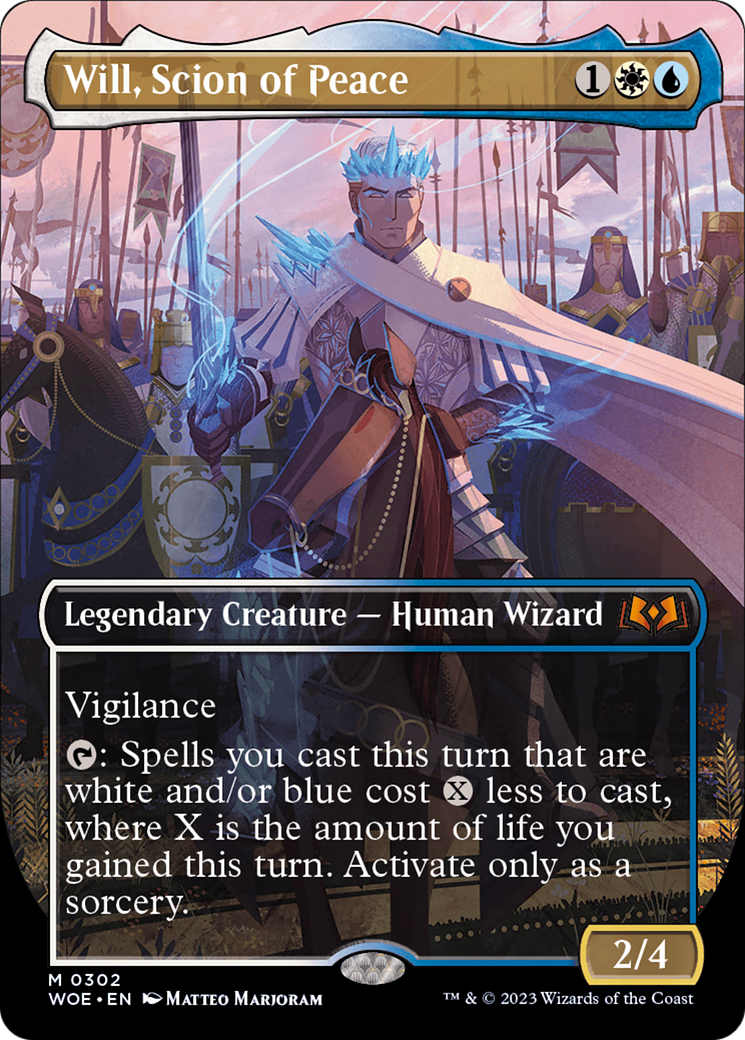 Will, Scion of Peace (Borderless Alternate Art) [Wilds of Eldraine] | Gam3 Escape