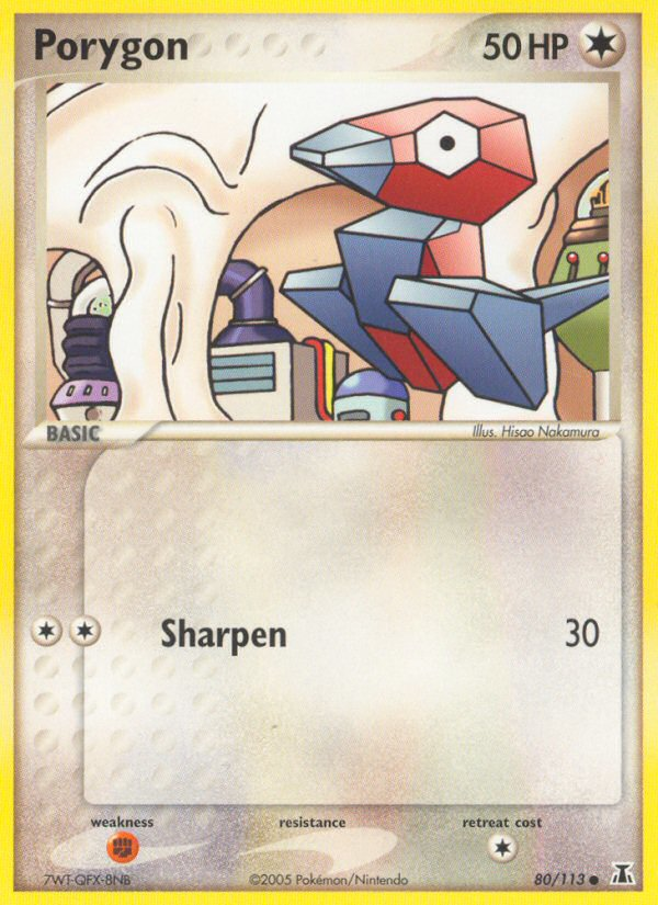 Porygon (80/113) [EX: Delta Species] | Gam3 Escape