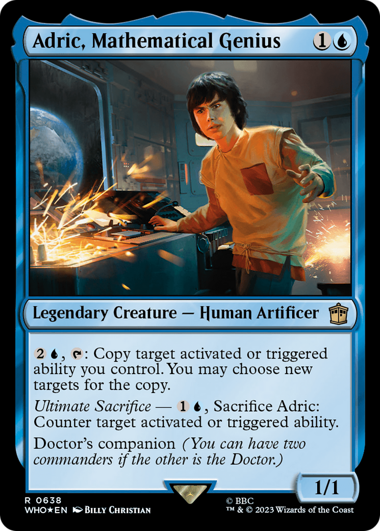 Adric, Mathematical Genius (Surge Foil) [Doctor Who] | Gam3 Escape