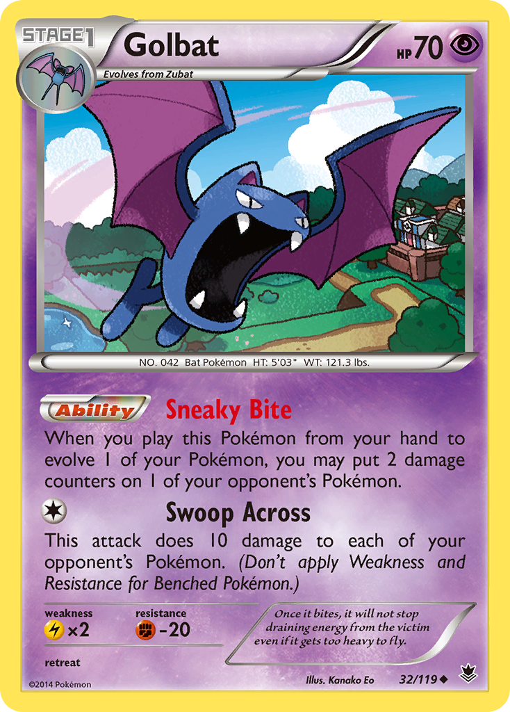 Golbat (32/119) [XY: Phantom Forces] | Gam3 Escape