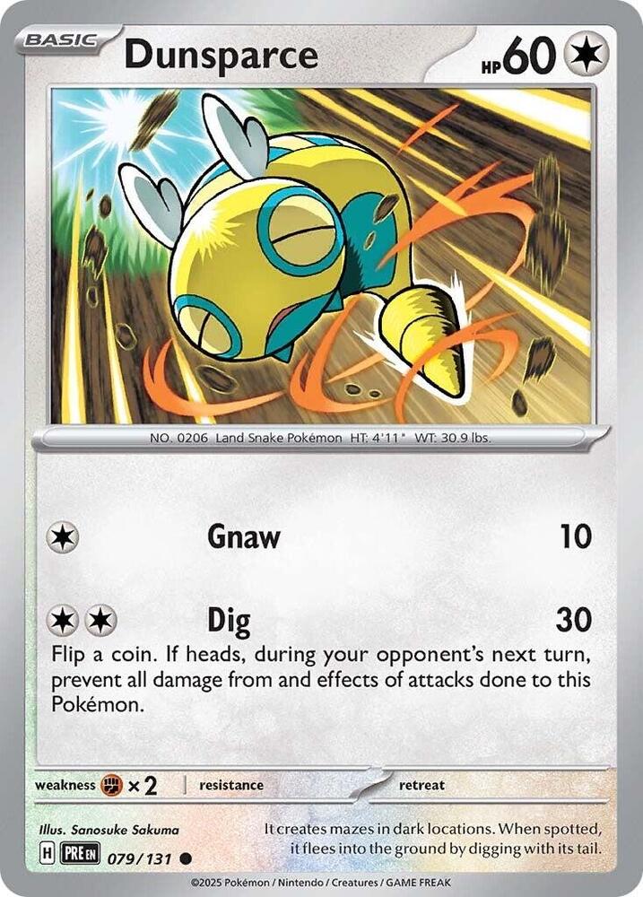 Dunsparce (079/131) [Scarlet & Violet: Prismatic Evolutions] | Gam3 Escape