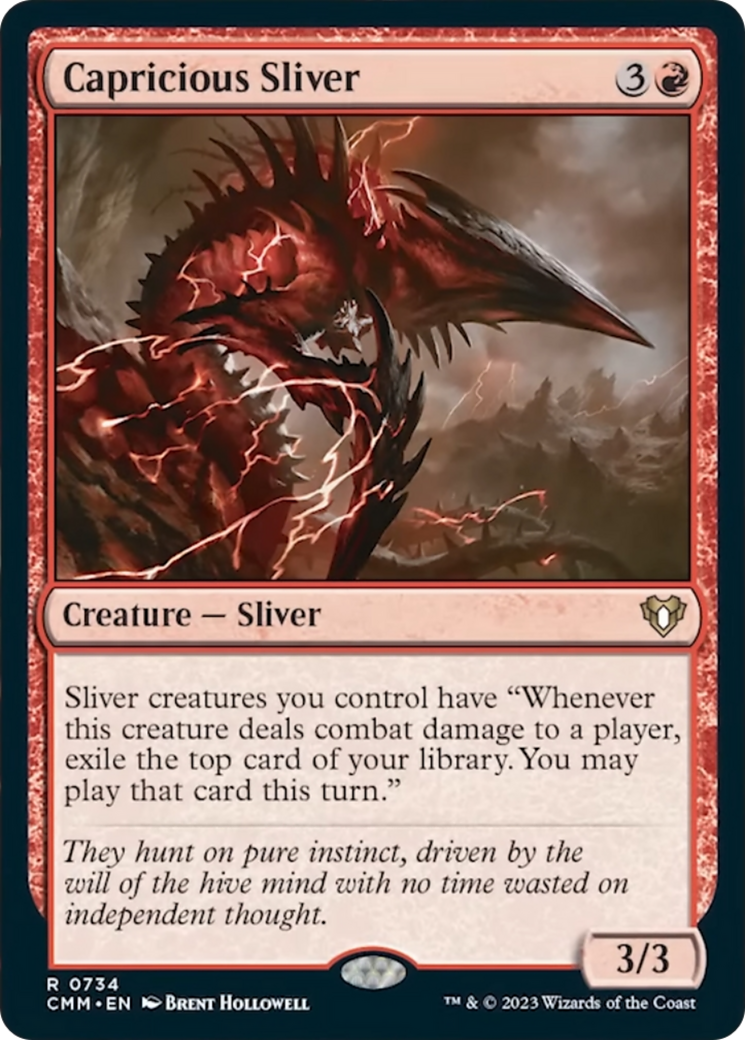 Capricious Sliver [Commander Masters] | Gam3 Escape