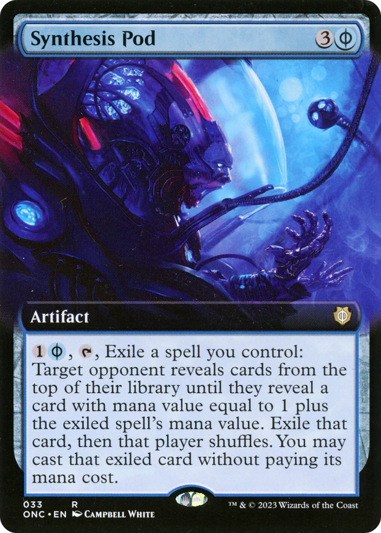 Synthesis Pod (Extended Art) [Phyrexia: All Will Be One Commander] | Gam3 Escape