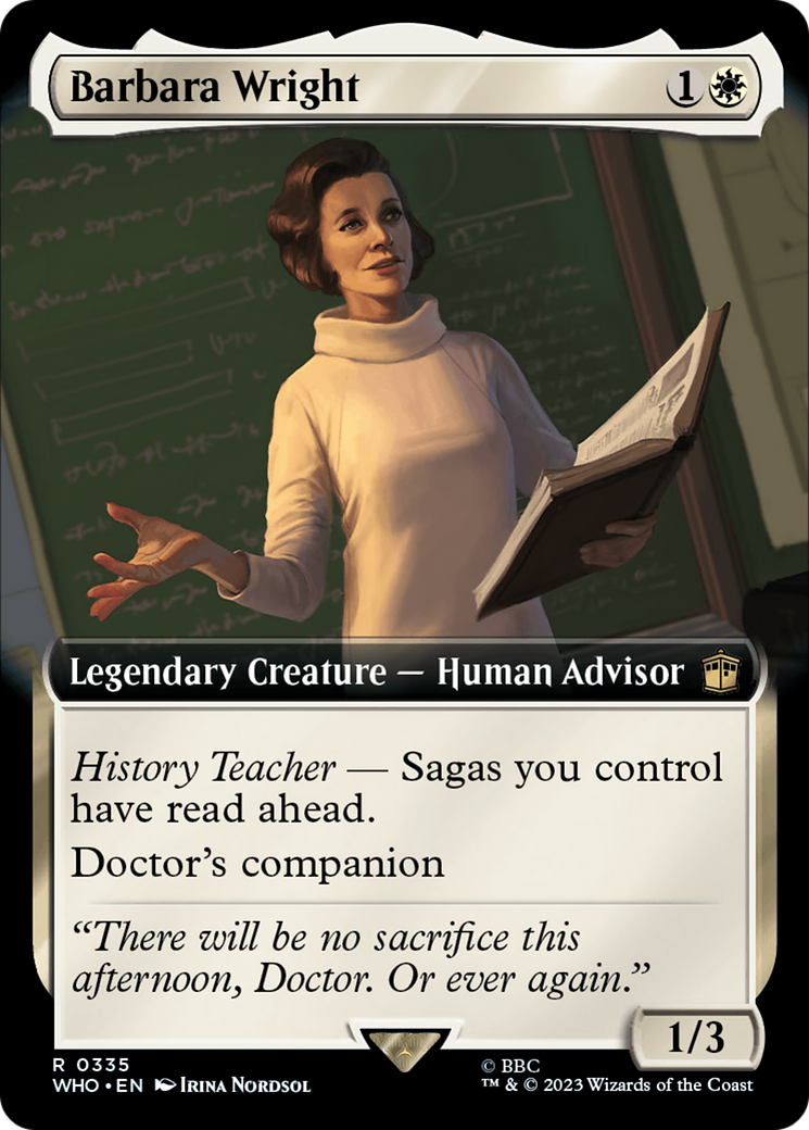 Barbara Wright (Extended Art) [Doctor Who] | Gam3 Escape