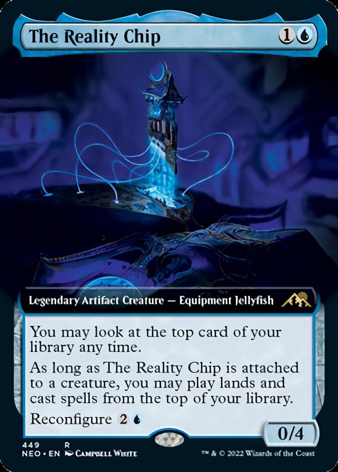 The Reality Chip (Extended Art) [Kamigawa: Neon Dynasty] | Gam3 Escape