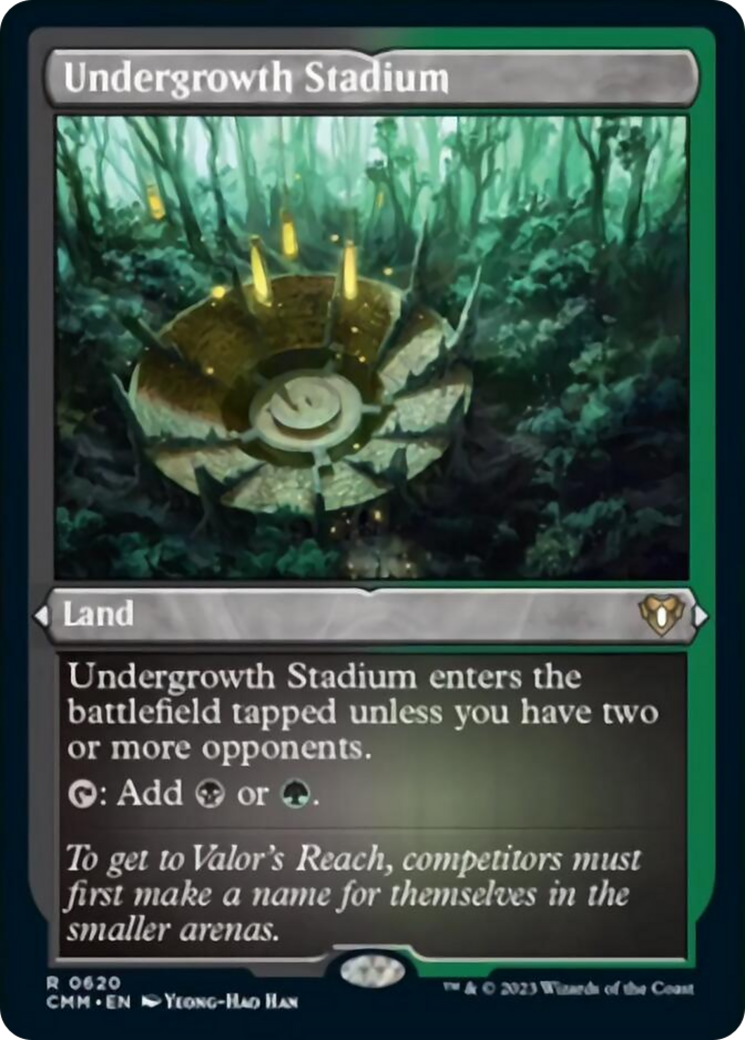 Undergrowth Stadium (Foil Etched) [Commander Masters] | Gam3 Escape