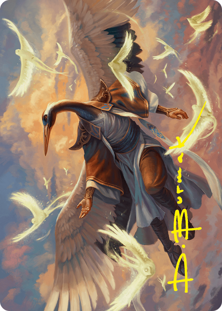 Kykar, Zephyr Awakener Art Card (16/54) (Gold-Stamped Signature) [Foundations Art Series] | Gam3 Escape