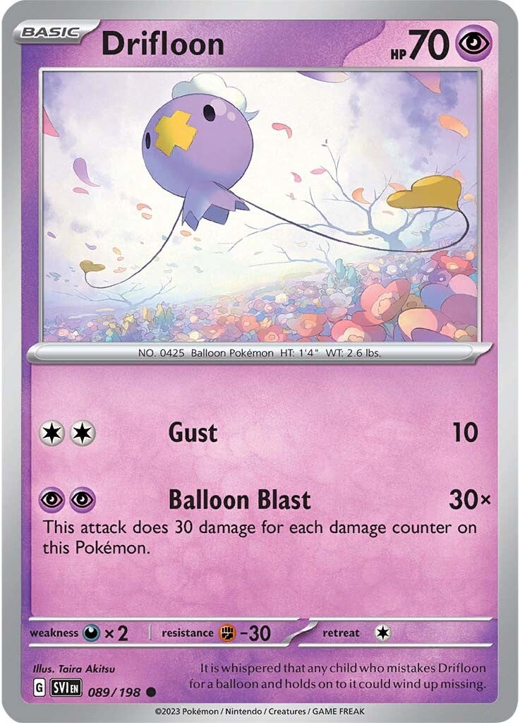 Drifloon (089/198) [Scarlet & Violet: Base Set] | Gam3 Escape