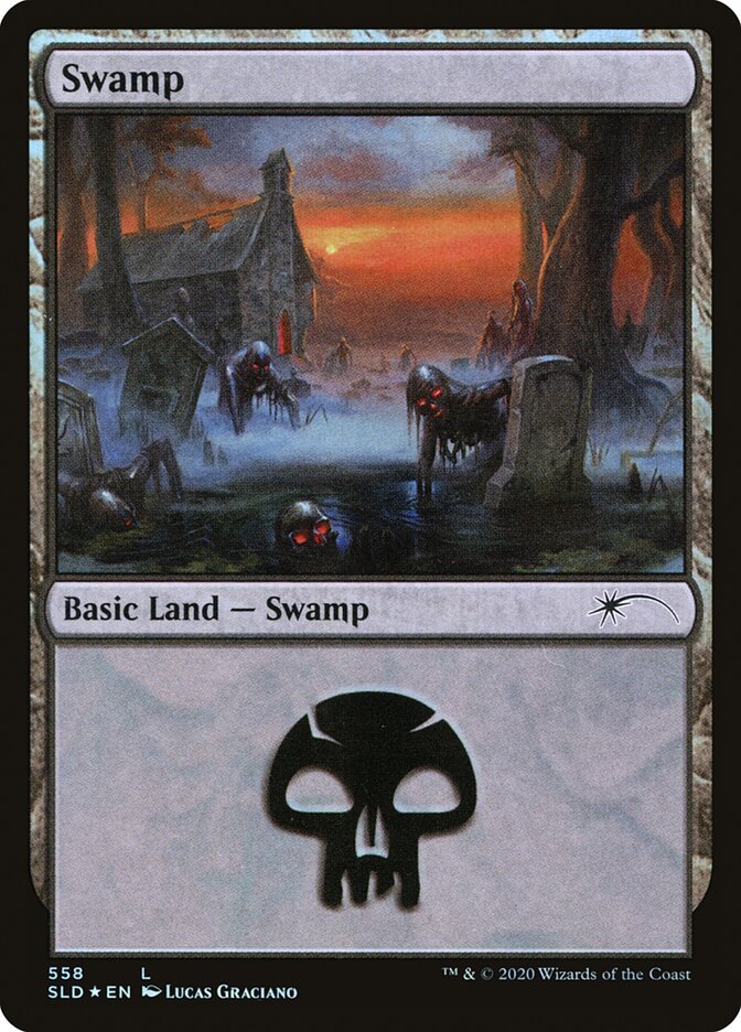 Swamp (Reanimated) (558) [Secret Lair Drop Promos] | Gam3 Escape