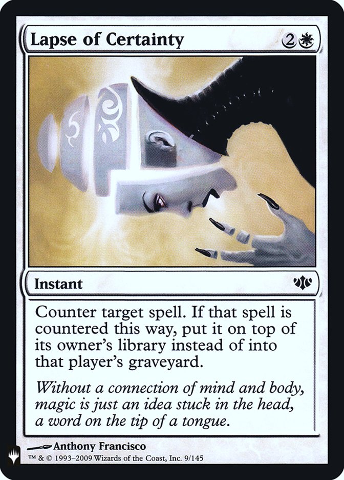 Lapse of Certainty [Mystery Booster] | Gam3 Escape