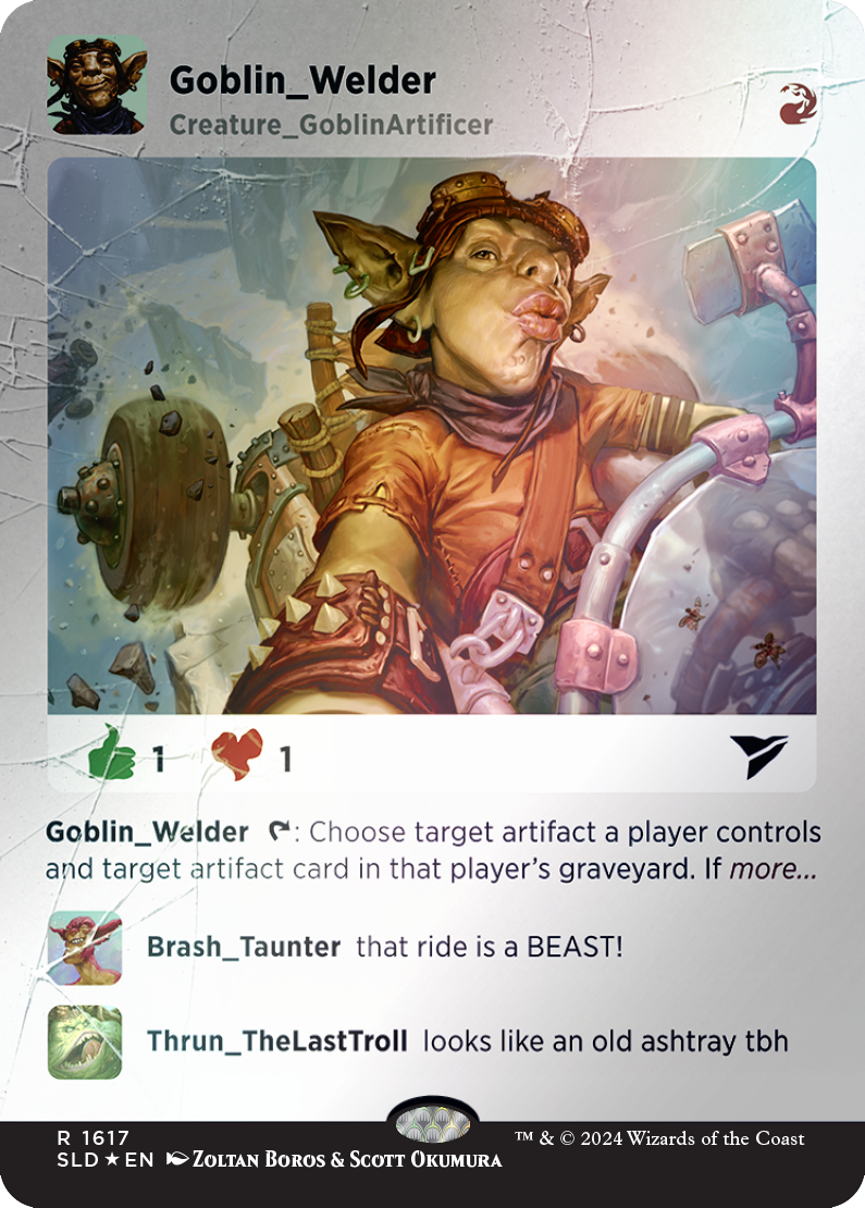 Goblin Welder (Rainbow Foil) [Secret Lair Drop Series] | Gam3 Escape